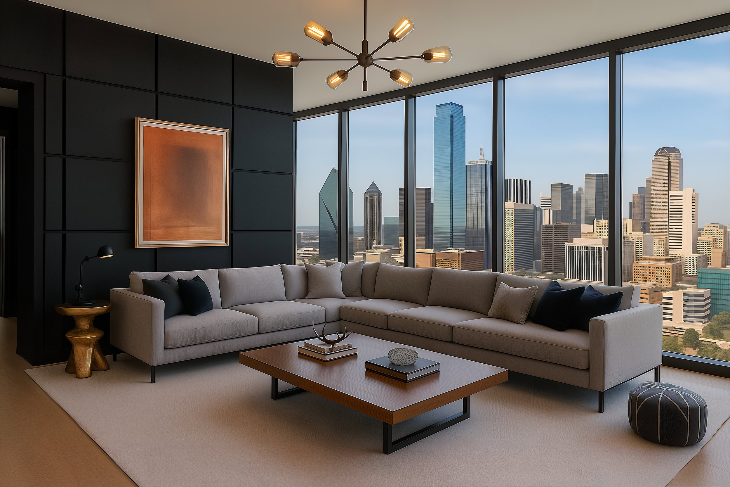Dallas Hi-rise Condo with views of Downtown