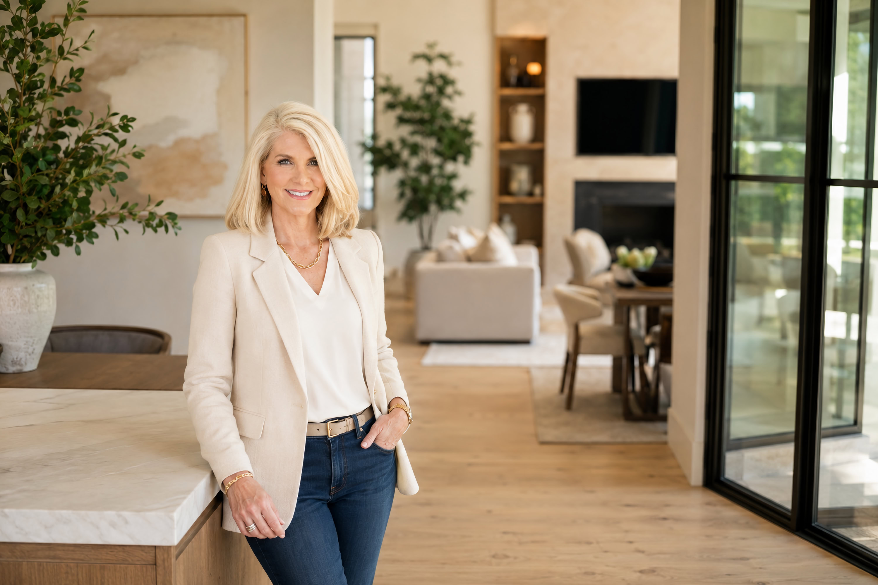 Dallas luxury real estate advisor Susan Georgeson discussing the features that create long-term value in luxury homes.